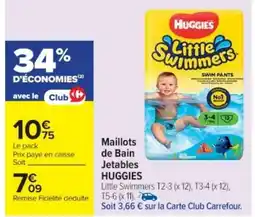 Cora x Carrefour HUGGIES Maillots de Bain Jetables offre