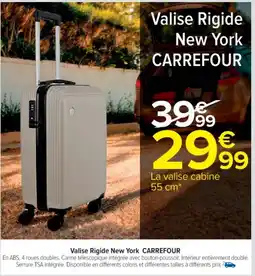 Cora x Carrefour Valise rigide new york carrefour offre
