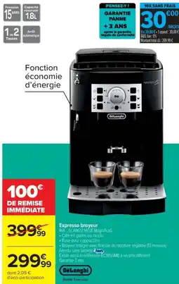 Cora x Carrefour Expresso broyeur offre