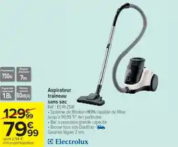 Cora x Carrefour Aspirateur traîneau sans sac offre