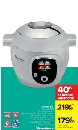 Cora x Carrefour Cookeo+ gris offre