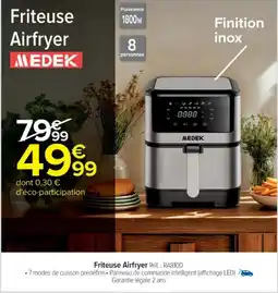 Cora x Carrefour MEDEK Friteuse Airfryer offre