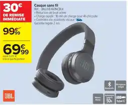 Cora x Carrefour JBL Casque sans fil offre