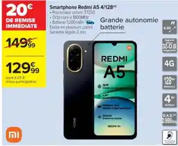 Cora x Carrefour Smartphone Redmi A5 4/128 offre