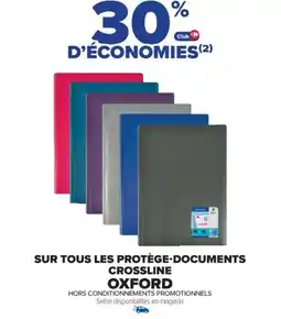 Cora x Carrefour OXFORD Sur tous les protège-documents crossline offre