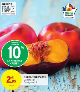 Intermarché Hyper Nectarine plate offre