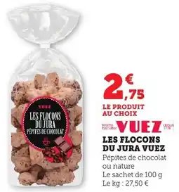 Maximarché Les flocons du jura vuez offre