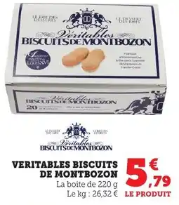 Maximarché Veritables biscuits de montbozon offre