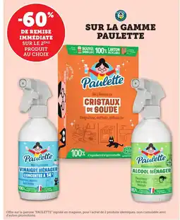 Maximarché Sur la gamme paulette offre