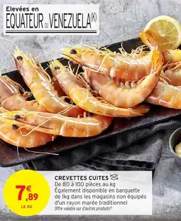 Intermarché Hyper Crevettes cuites offre