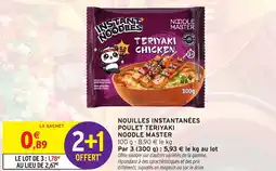 Intermarché Hyper NOODLE MASTER Nouilles instantanées poulet teriyaki offre