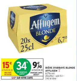 Intermarché Hyper AFFLIGEM D'abbaye blonde offre