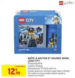 Intermarché Hyper LEGO CITY Boîte à gouter et gourde offre