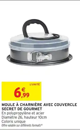 Intermarché Hyper Moule à charnière avec couvercle secret de gourmet en polypropylène et acier offre