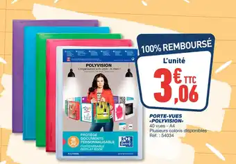Bureau Vallée POLYVISION Porte-vues offre