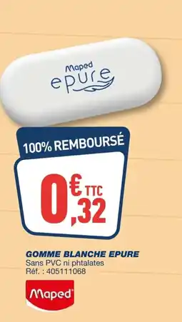 Bureau Vallée MAPED Gomme blanche epure offre