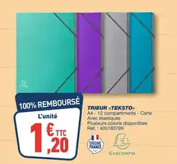 Bureau Vallée Trieur teksto offre