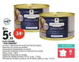 E.Leclerc PLATS CUISINÉS “JEAN LARNAUDIE” offre