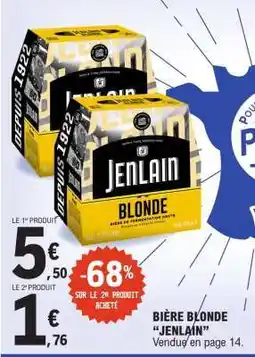 E.Leclerc Bière Blonde Jenlain offre