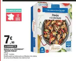 E.Leclerc MOULES À LA PROVENÇALE MAISON PENEAU offre