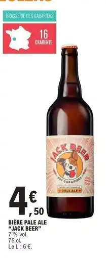 E.Leclerc BIÈRE PALE ALE JACK BEER offre