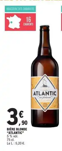 E.Leclerc BIÈRE BLONDE “ATLANTIC” offre