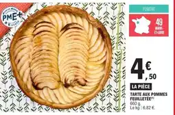 E.Leclerc TARTE AUX POMMES FEUILLETÉE offre
