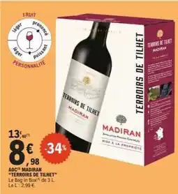 E.Leclerc AOC Madiran 'Terroirs de Tilhet' offre