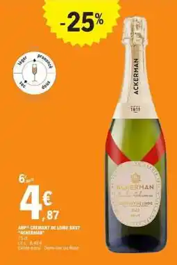 E.Leclerc AOP Crémant de Loire Brut Ackerman offre