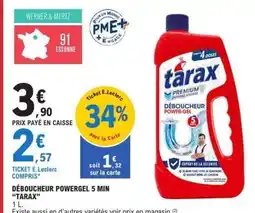 E.Leclerc DÉBOUCHEUR POWERGEL 5 MIN TARAX offre