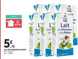 E.Leclerc Lait UHT Charentes-Poitou offre
