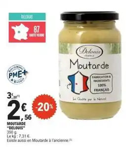 E.Leclerc MOUTARDE “DELOUIS” offre