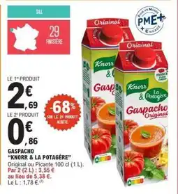 E.Leclerc Gaspacho 'Knorr & La Potagère' offre