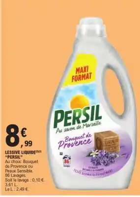 E.Leclerc LESSIVE LIQUIDE PERSIL offre