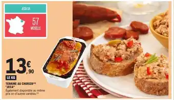 E.Leclerc TERRINE AU CHORIZO offre