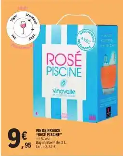 E.Leclerc Vin de France Rosé Piscine offre