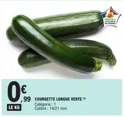 E.Leclerc COURGETTE LONGUE VERTE offre