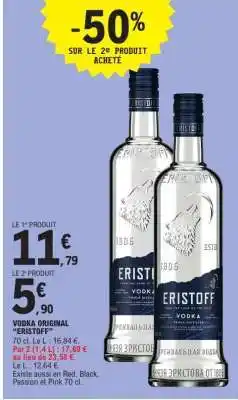 E.Leclerc Vodka Original Eristoff offre