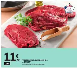E.Leclerc Viande bovine : basse côte** à griller offre
