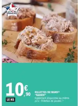 E.Leclerc Rillettes du Mans Bahier offre