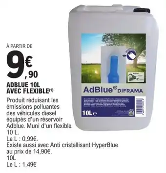 E.Leclerc Adblue avec flexible offre