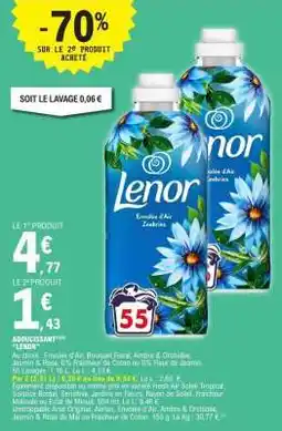 E.Leclerc Lenor Envolée d'air offre