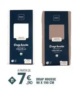 E.Leclerc Drap housse 90 x 190 cm offre