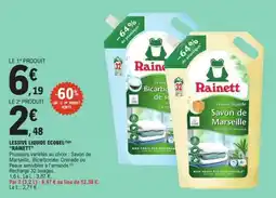 E.Leclerc LESSIVE LIQUIDE ECOBEL RAINETT offre
