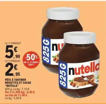 E.Leclerc Nutella offre