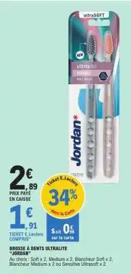 E.Leclerc Brosse à dents Ultralite Jordan offre
