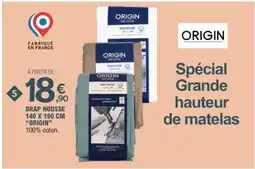 E.Leclerc Drap Housse 140 x 190 cm Origin offre