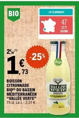 E.Leclerc BOISSON CITRONNADE BIO offre