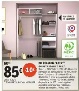 E.Leclerc KIT DRESSING EXTO offre