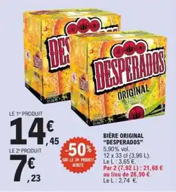 E.Leclerc BIÈRE ORIGINAL “DESPERADOS” offre